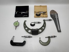 Mitutoyo Messmittel Konvolut Mikrometer Messschieber