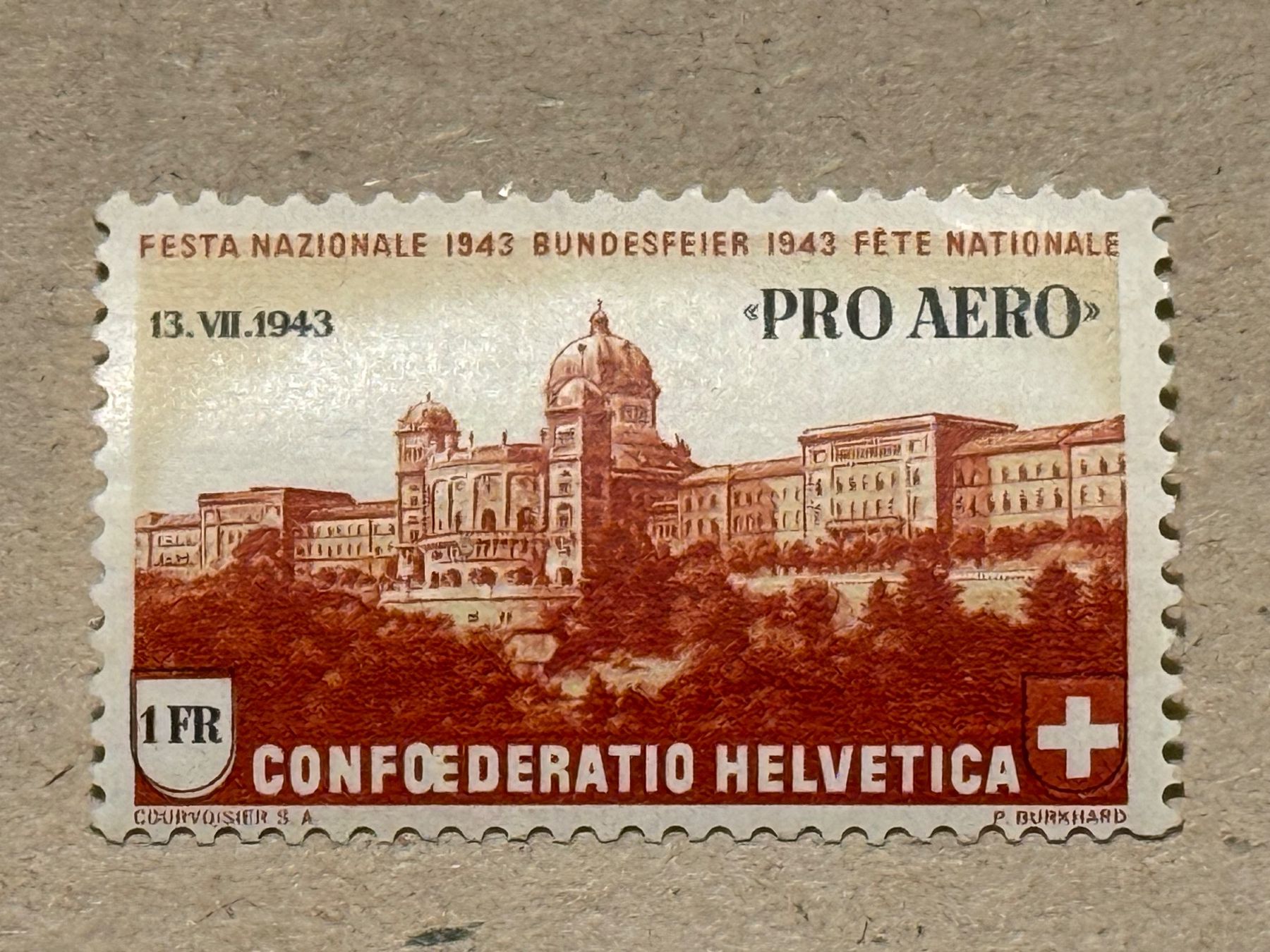Tutti i francobolli: F36, postfrisch, Druckverschiebung – Usato da Aarau venduto da hilde47 1