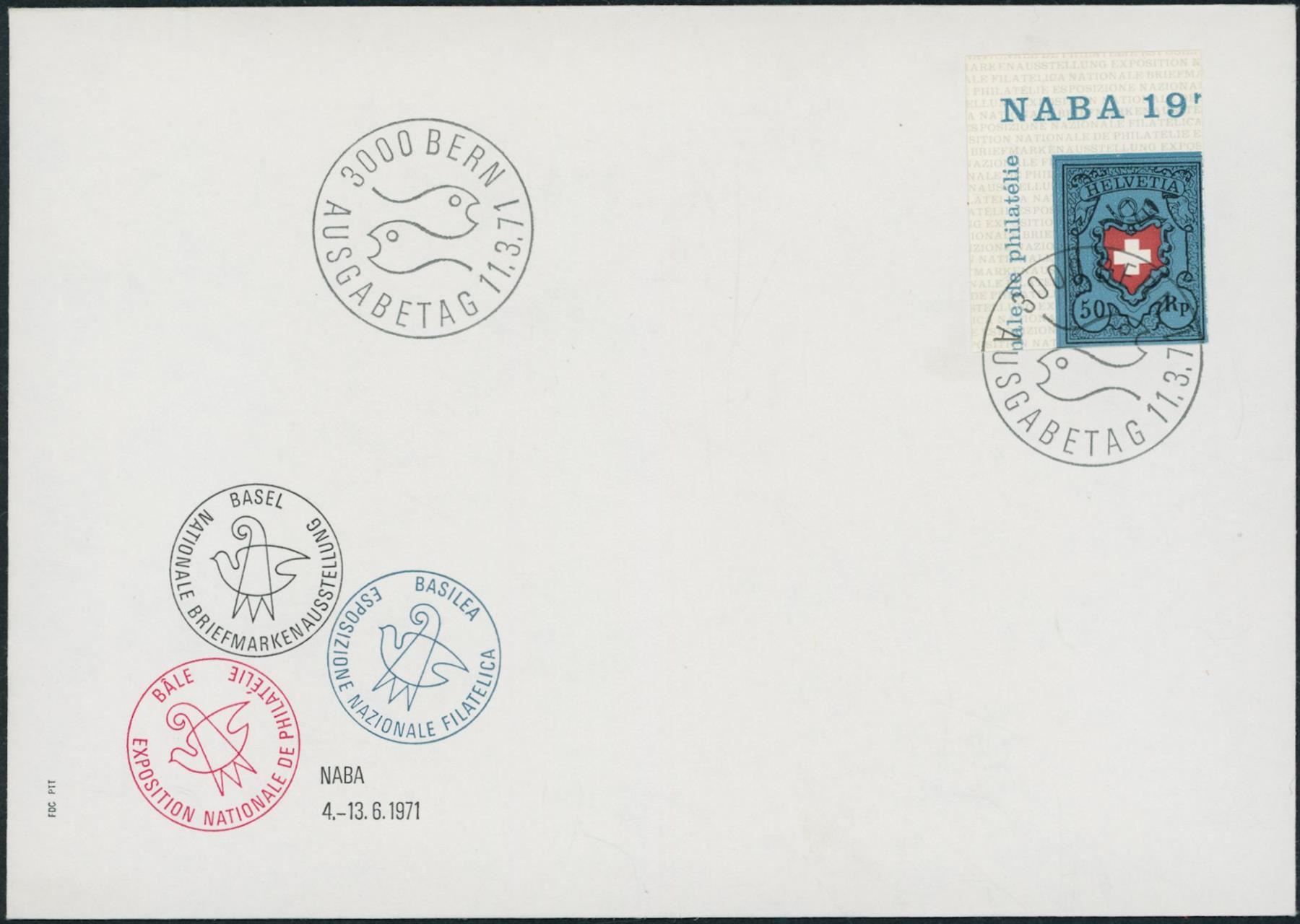 Tous les timbres: 1971 - Naba - Blockausschnitte - FDC U1 – D'occasion à Schindellegi par leecollect
