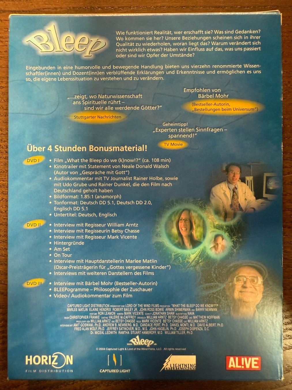 Tutti i DVDs: Bleep - What the Bleep do we (k)now! – Usato da Zürich venduto da FilmFreunde 1