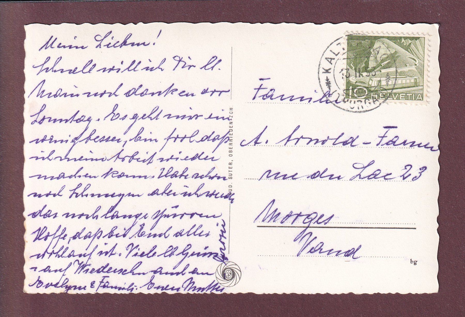 Ansichtskarten: STEIN AM RHEIN - Rathausplatz – Gebraucht aus Pully von nicecards 1