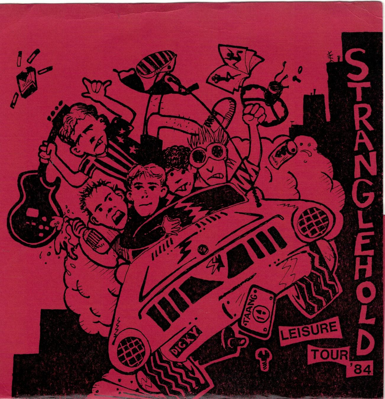 Dischi in vinile: Stranglehold - Leisure Tour '84  7", Single, Red – Usato da Lugano venduto da mdal
