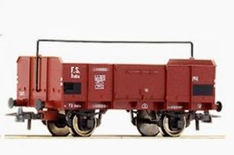 Roco H0 67020.2: FS Güterwagen Lt, mit Spriegelstange, DC