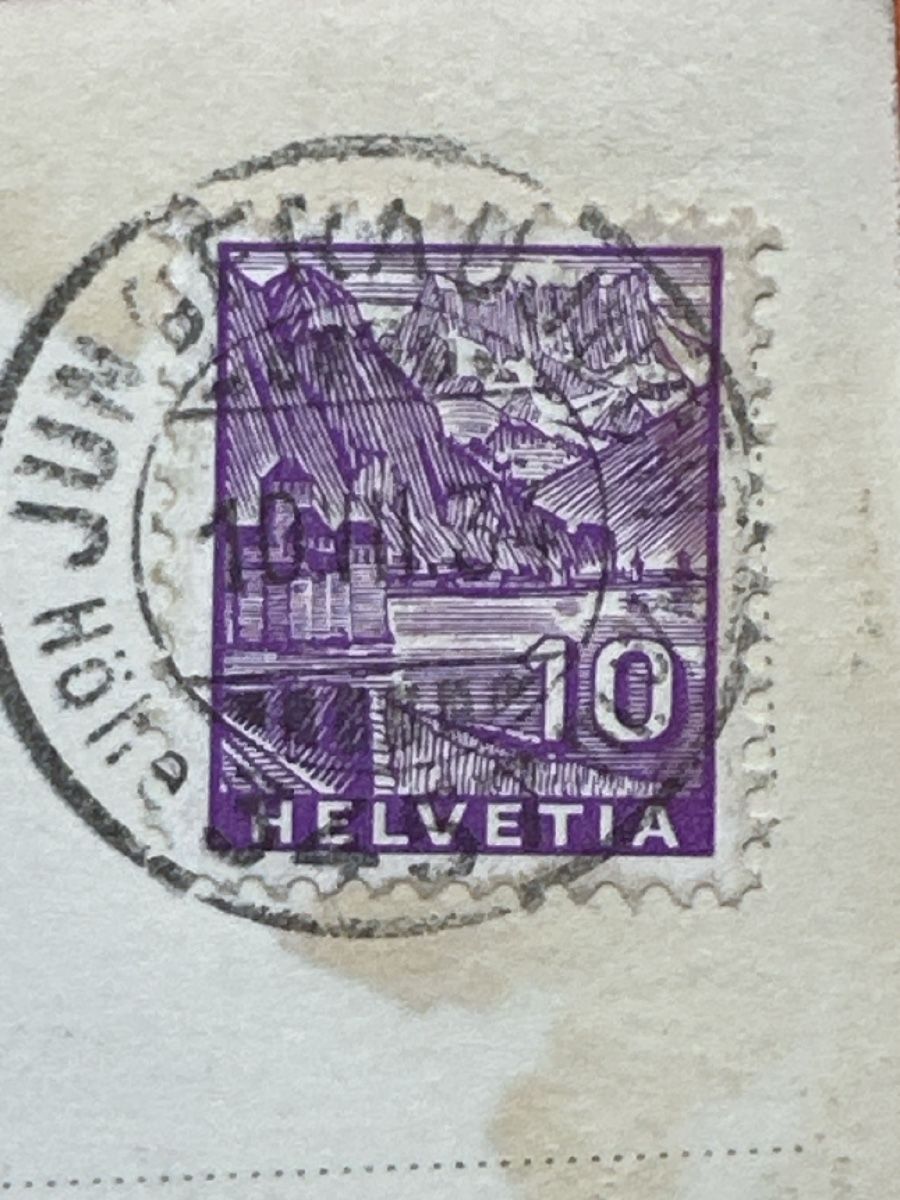 Cartoline postali: Alte Ansichtskarte Jungfraujoch 1934 – Usato da Zürich venduto da Chaeffeler 2