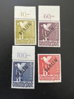 D.Post Berlin West MiNr. 17-20 ** und 3 Mark m.Falz * (5205)