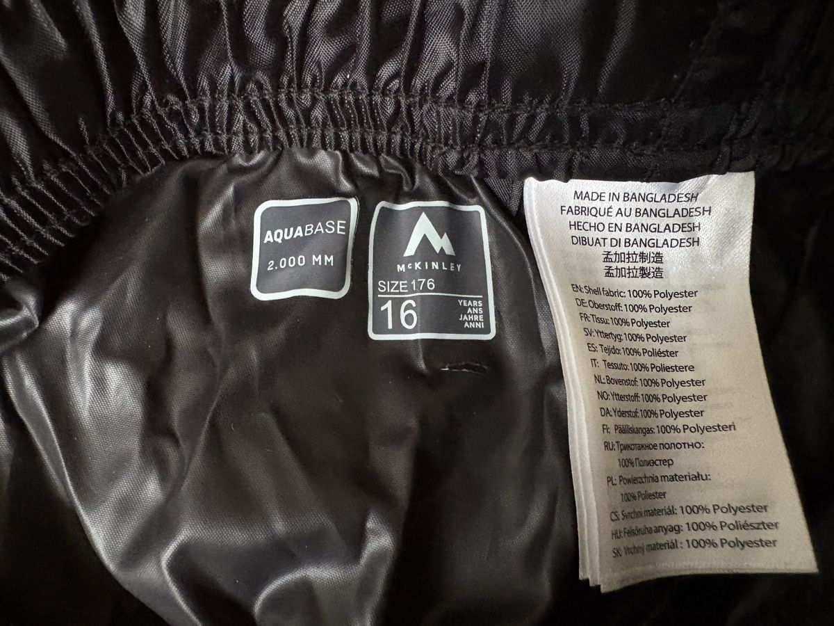 Mckinley Hosen: McKinley Regenhose Grösse 176 – Neu (gemäss Beschreibung) aus Eglisau von SN_BEX 3