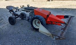 Motormäher Bucher M 550 mit Aufsitzwagen