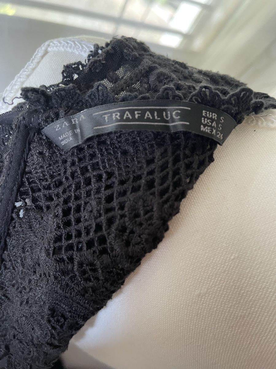 Zara Kleider: Zara Spitzenkleid, schwarz, Gr. S – Gebraucht aus Läufelfingen von B_C_Sch. 3