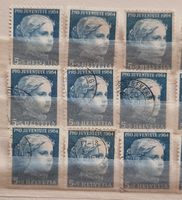 pro juventute briefmarken 50 stk 1964