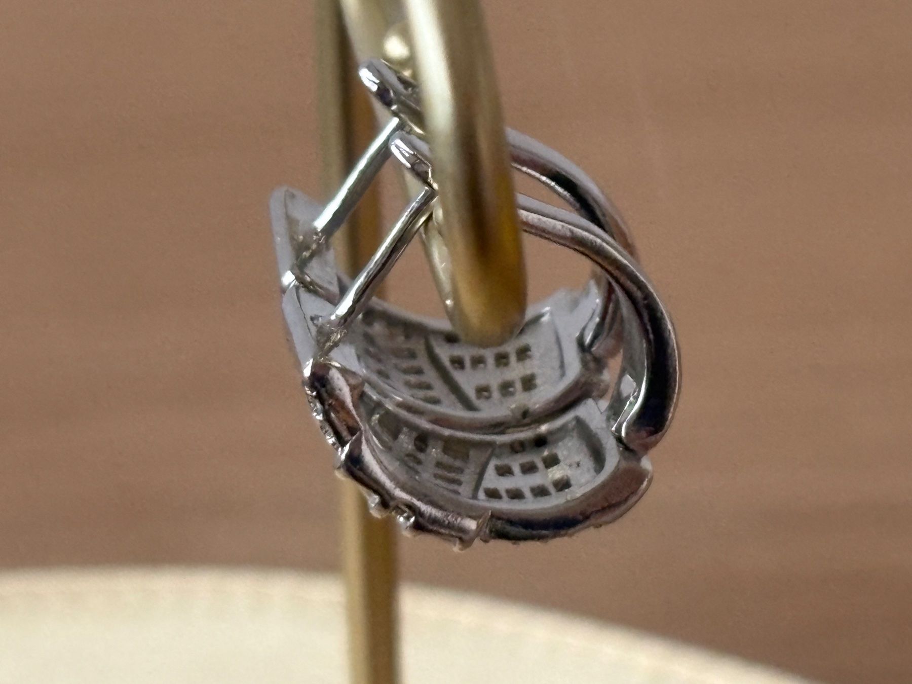 Orecchini pendenti & Orecchini a lobo: Luxus Elegante Ohrstecker Ohrschmuck Farbe:Silber zirkonia – Nuovo (secondo la descrizione) da Biel-Bienne venduto da Roserosse13 1