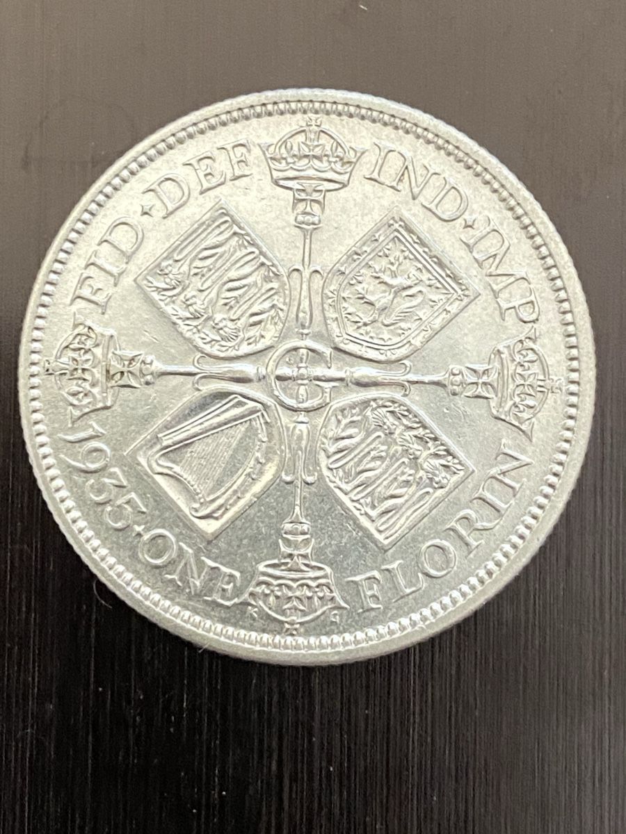 Tutti le monete: Royaume-Uni, 1 Florin 1935 Argent – Nuovo (secondo la descrizione) da Corsier-sur-Vevey venduto da Ginoarturo