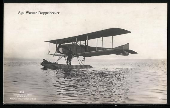 Cartoline postali: Sanke Nr. 314: Ago-Wasser-Doppeldecker – Usato da Berlin venduto da bartko-reher