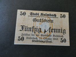 Dt. Reich, Kulmbach  - Notgeldschein