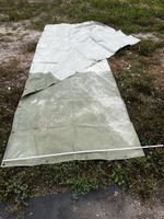 Blache stark, Oliv/grau, 5x3.7m mit Ösen