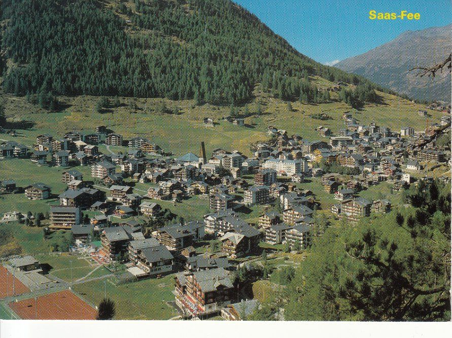 Cartoline postali: Saas Fee 1985 – Usato da Bürglen TG venduto da StampGraf