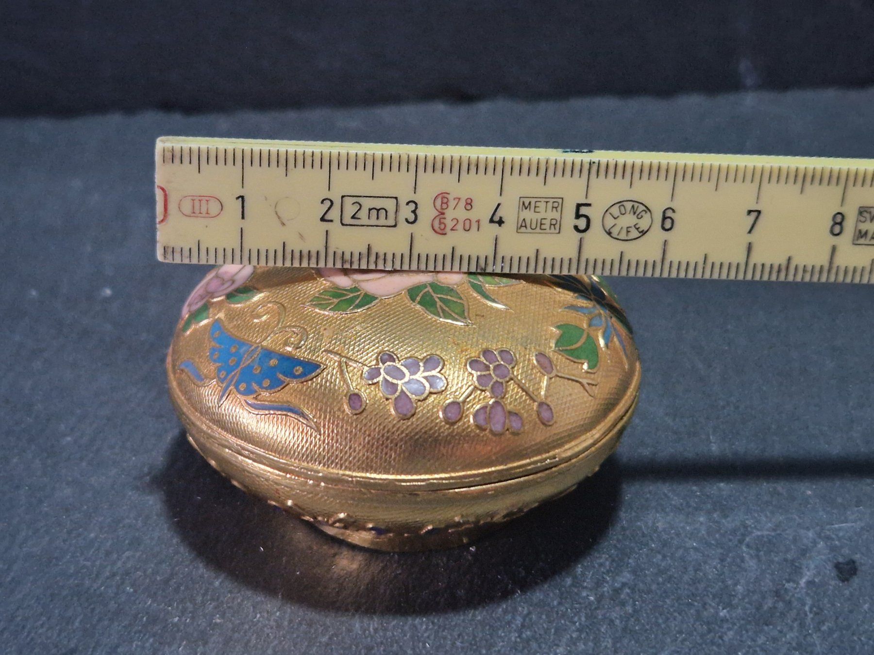 Altro in Decorazioni & Accessori: Cloisonné Dose Rund – Usato da Winterthur venduto da Sadega 4