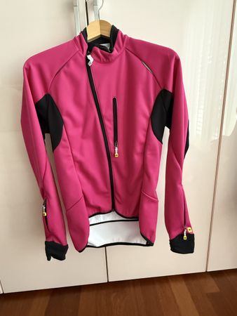 Mavic Women's Cycling Jacket, Size M, Pink/Black, Nice!