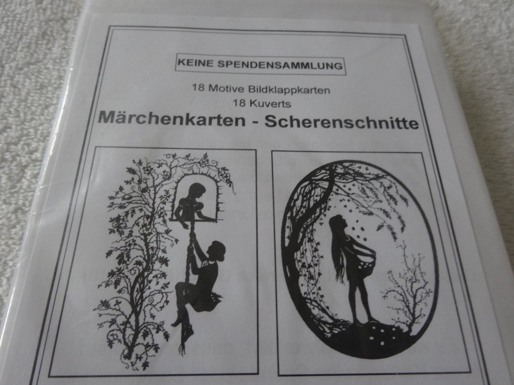 Cartoline: Märchenkarten - Scherenschnitte, 18 Motive Bildklappkarten – Nuovo e nell'imballaggio originale da Neerach venduto da jenny062 1