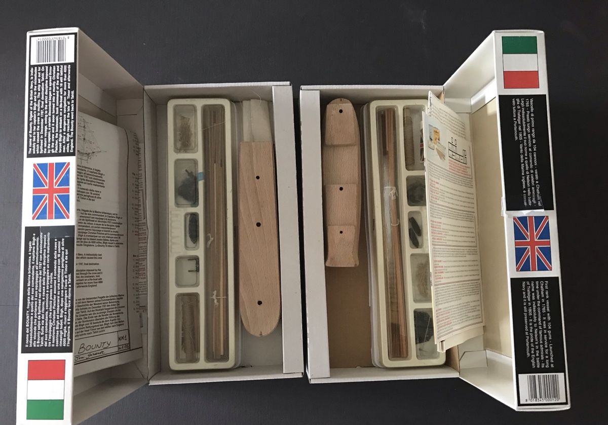 Kit di modellismo & Modellini statici: Maquettes de navires HMS Victory et Bounty – Usato da Penthaz venduto da Petrus45 4