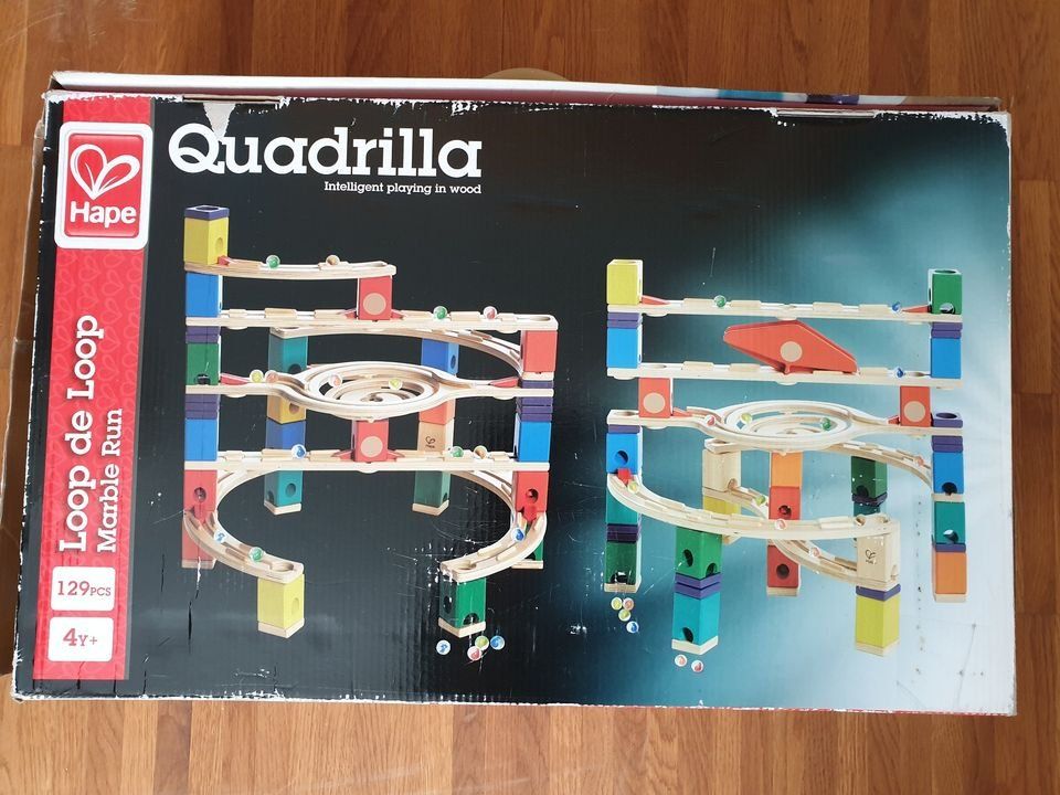 Quadrilla Spielzeuge: Mega Set HAPE Holz Kugelbahn Quadrilla Murmelbahn – Gebraucht aus Zürich von efloodd 2