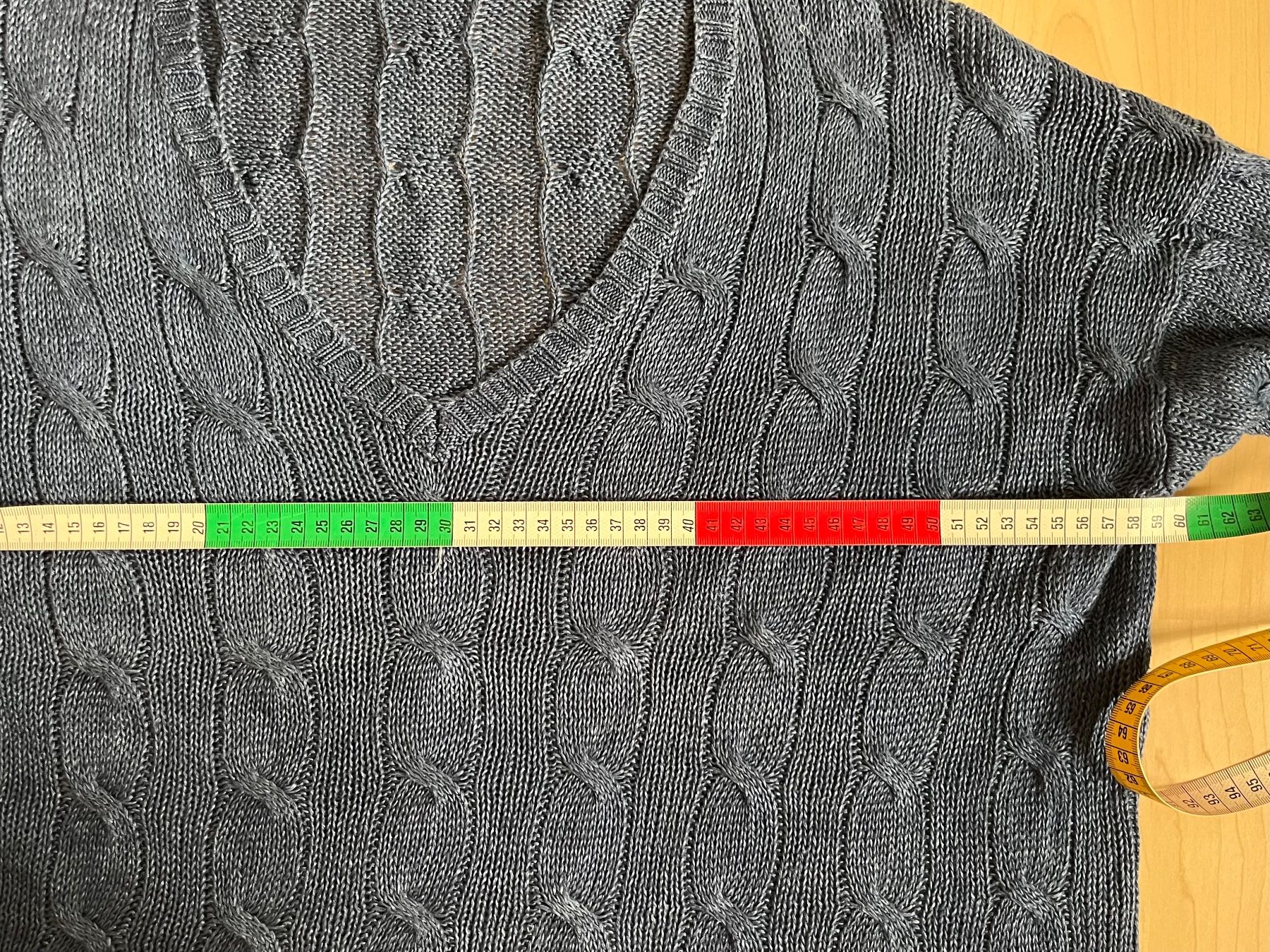 Ralph Lauren Maglioni & Felpe: Ralph Lauren: Pullover, V-Neck, 100% Leinen, oversized, M L – Usato da Luzern venduto da ellitussi 4