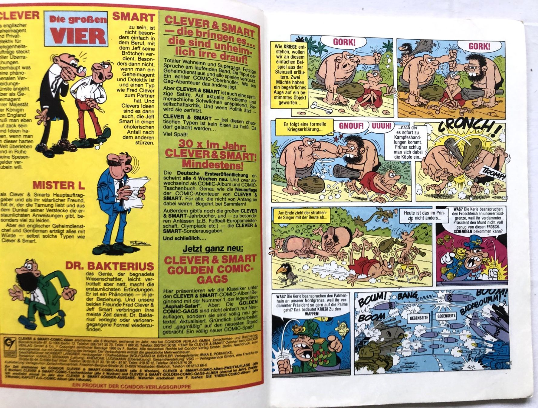 Fumetti: CLEVER&SMART - Nr.91 - 1.Auflage – Usato da Schaffhausen venduto da durruti 2