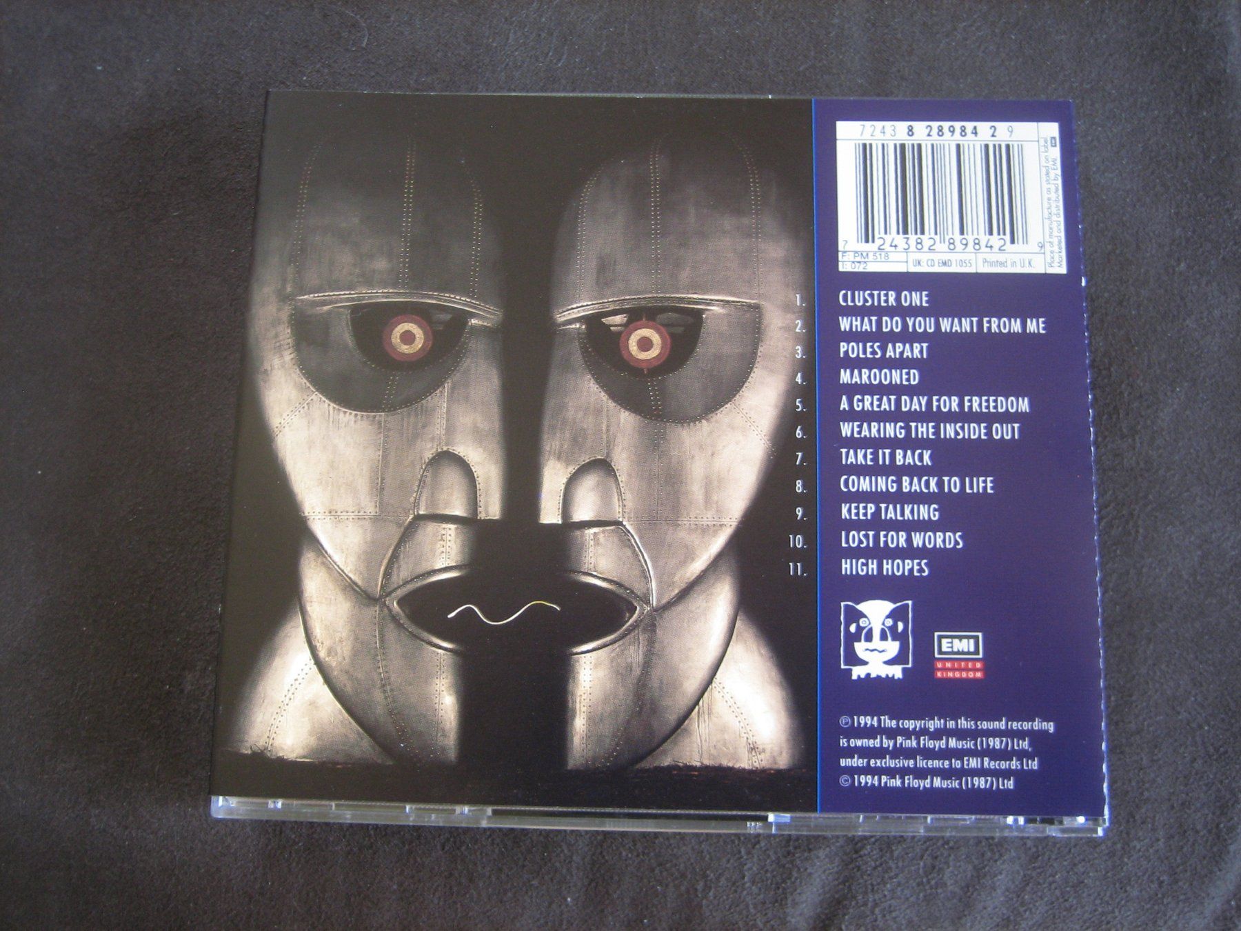 CD: Pinkfloyd (THE DIVISION BELL) – Usato da Horw venduto da Orpheus40 1
