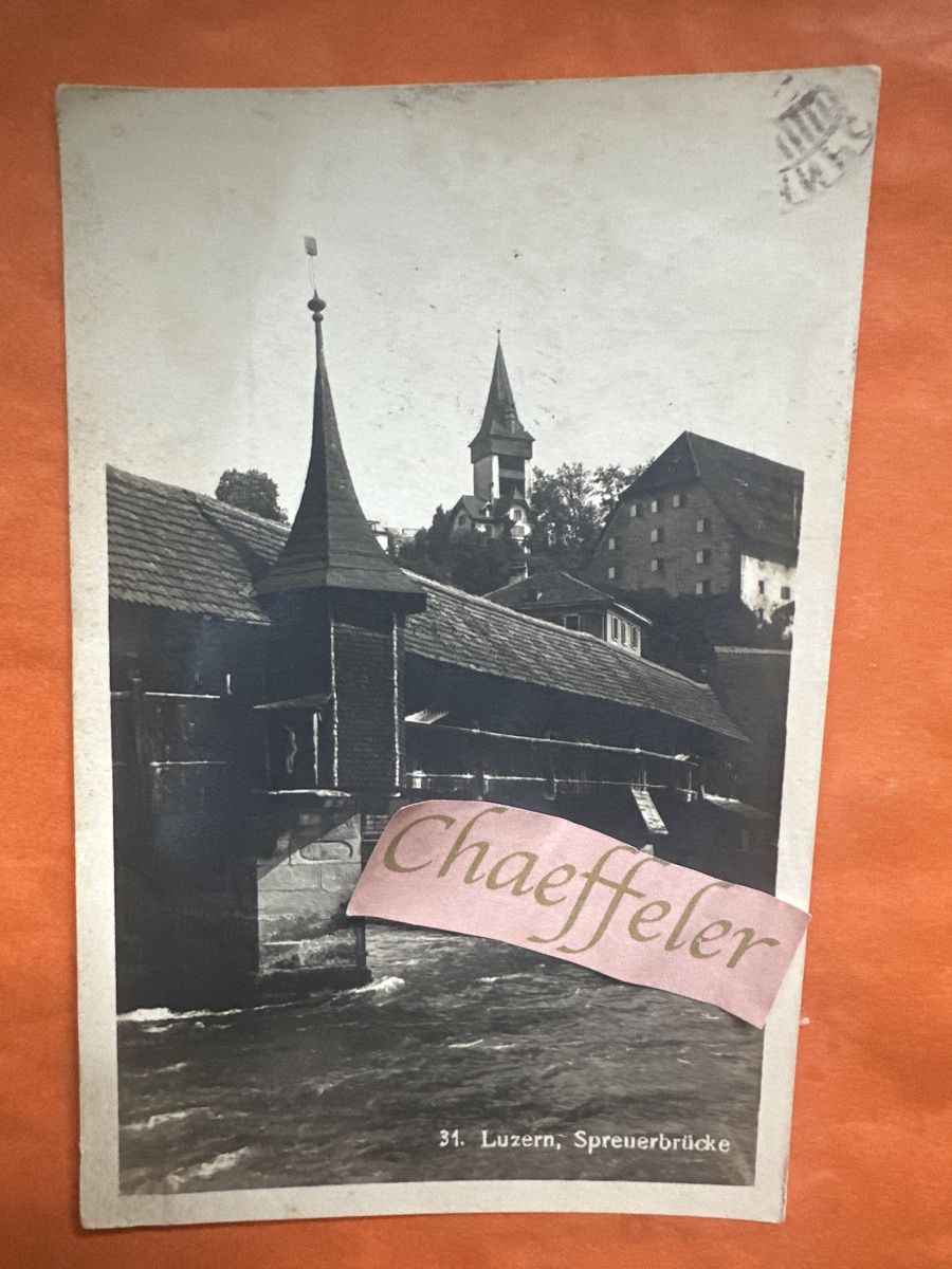 Cartes postales: 1925 Luzern Spreuerbrücke – D'occasion à Zürich par Chaeffeler