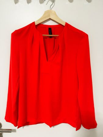 Marccain Bluse, Gr. M,korallfarben-komplett neu!