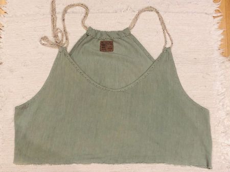 Run with the tribe Crop Top Hanf hellblau ONE SIZE