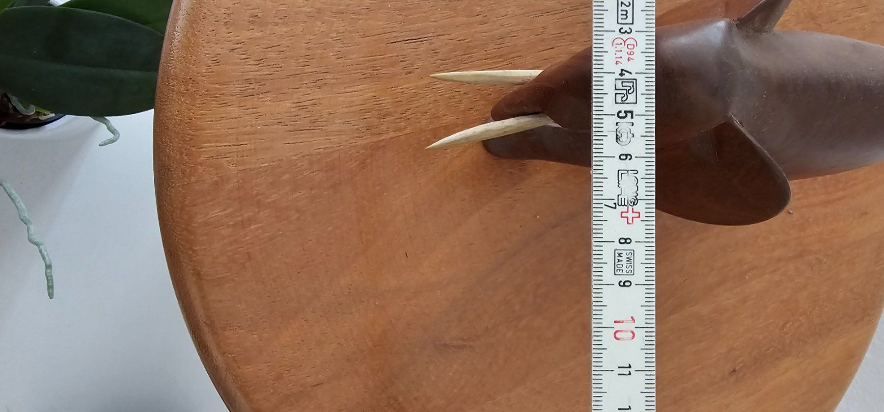 Statuette: Holz-Elefant Teakholz Handarbeit Deko – Usato da Pfäffikon ZH venduto da eric0113 1