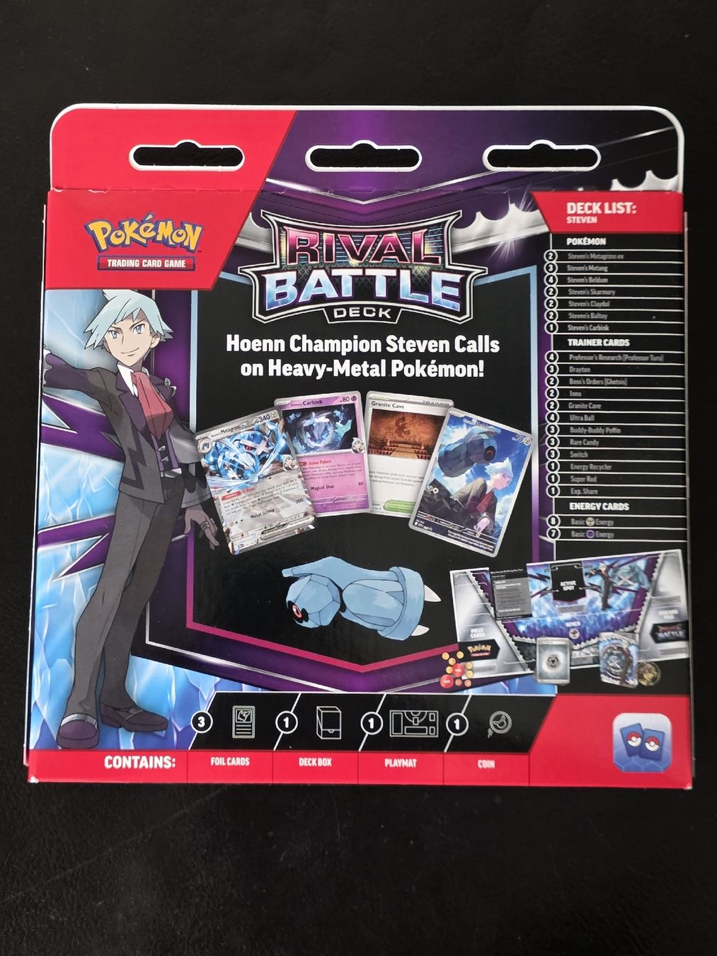 Pokémon Carte collezionabili: POKÉMON RIVAL BATTLE DECK | STEVEN – Nuovo e nell'imballaggio originale da Bellinzona venduto da egemon 1