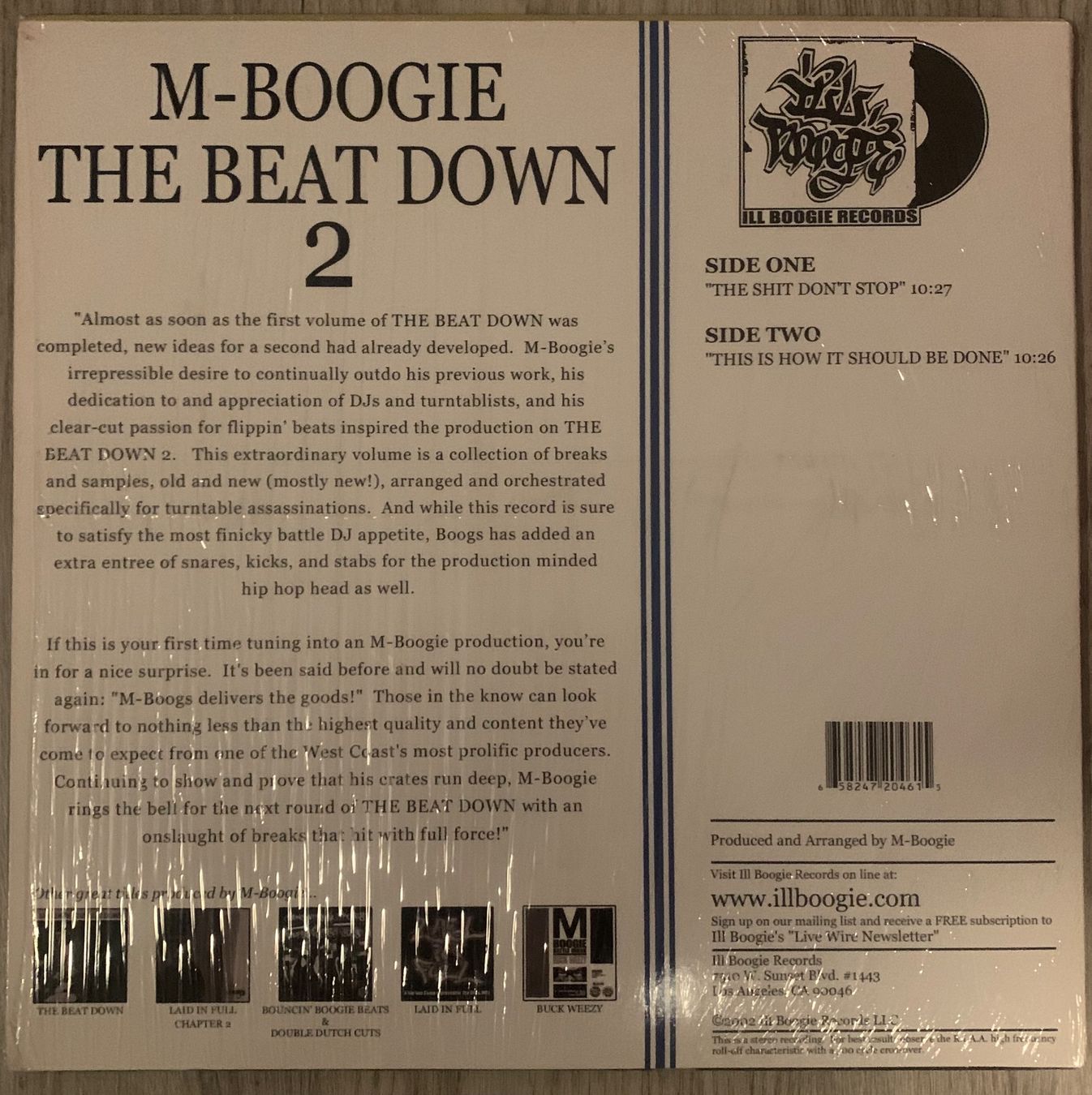 Dischi in vinile: M-BOOGIE - The Beat Down 2 Lp 2002 – Usato da Mühlethal venduto da superfast78 1