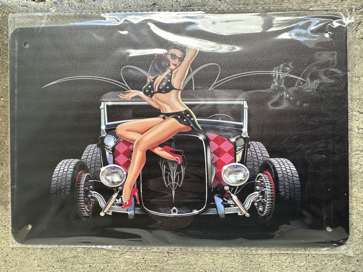 Schilder: Hot rod pin up – Neu (gemäss Beschreibung) aus Reinach AG von rares75