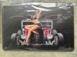 Hot rod pin up