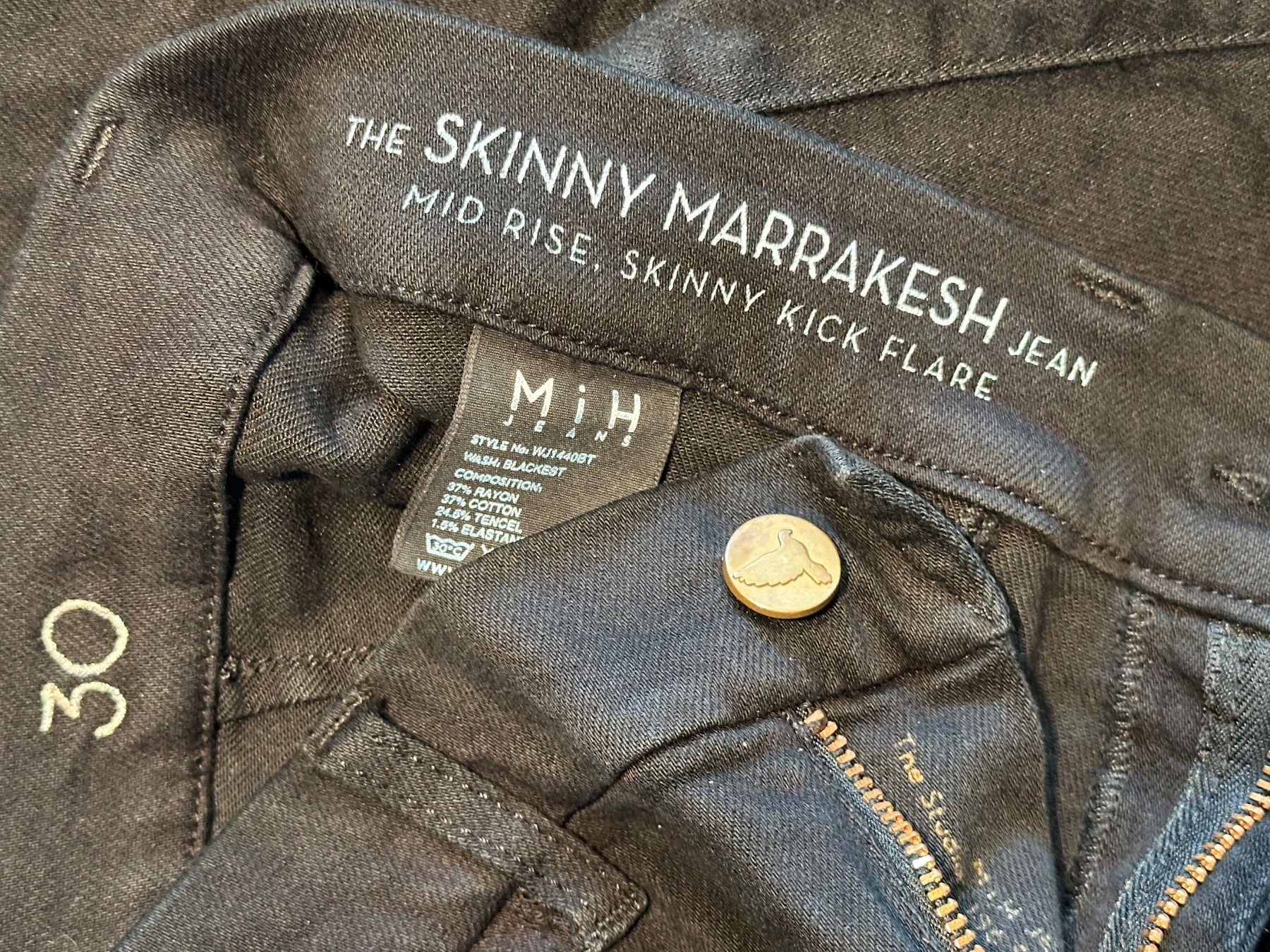 Jeans: M.I.H Jeans gr.30 schwarz – Nuovo (secondo la descrizione) da Basel venduto da Rouge. 4