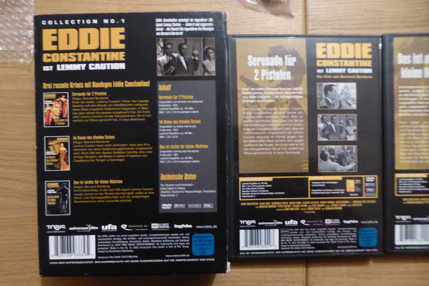 Tutti i DVDs: Eddie Constantine DVD Collection No. 1 – Usato da Allschwil venduto da Summelsarium 3