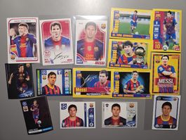 Messi FC Barcelona Sammlung 2010-2013 Autogramm Panini