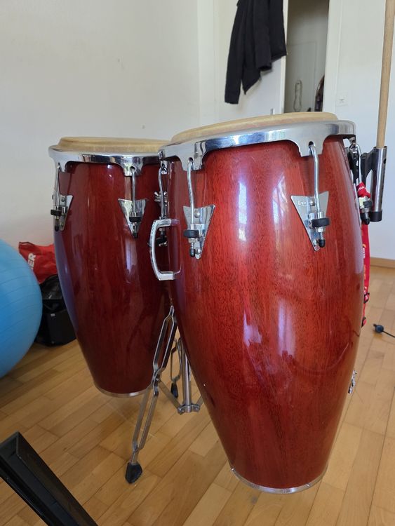 Congas LP Performer Series - Rote Trommeln im super Zustand! (Gebraucht ...