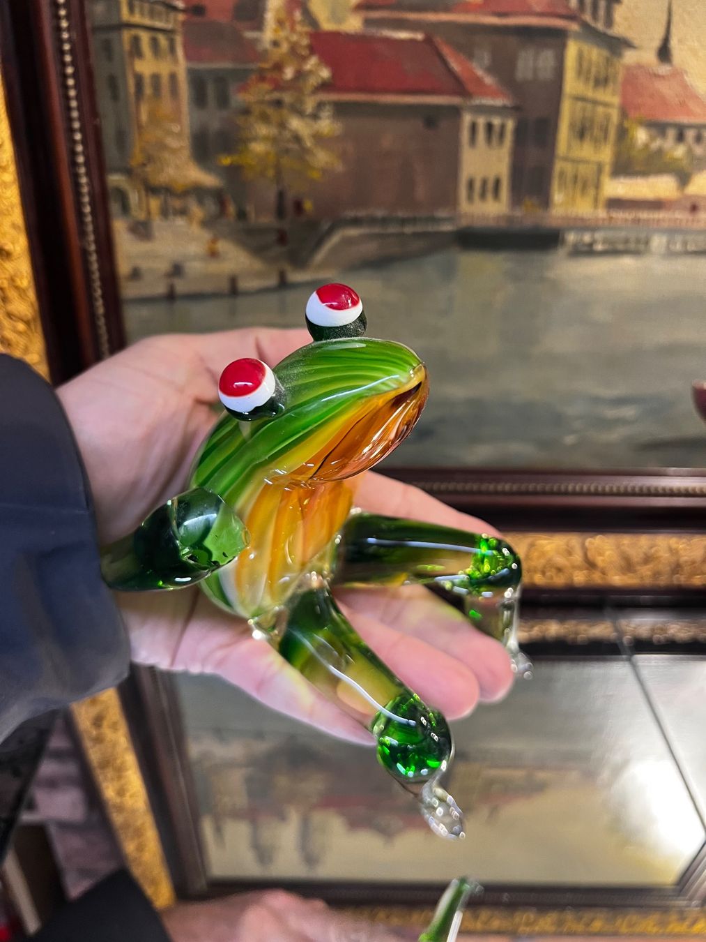 Figuren: Schöne Glas Frosch Figur – Gebraucht aus Oberengstringen von Cici7 5