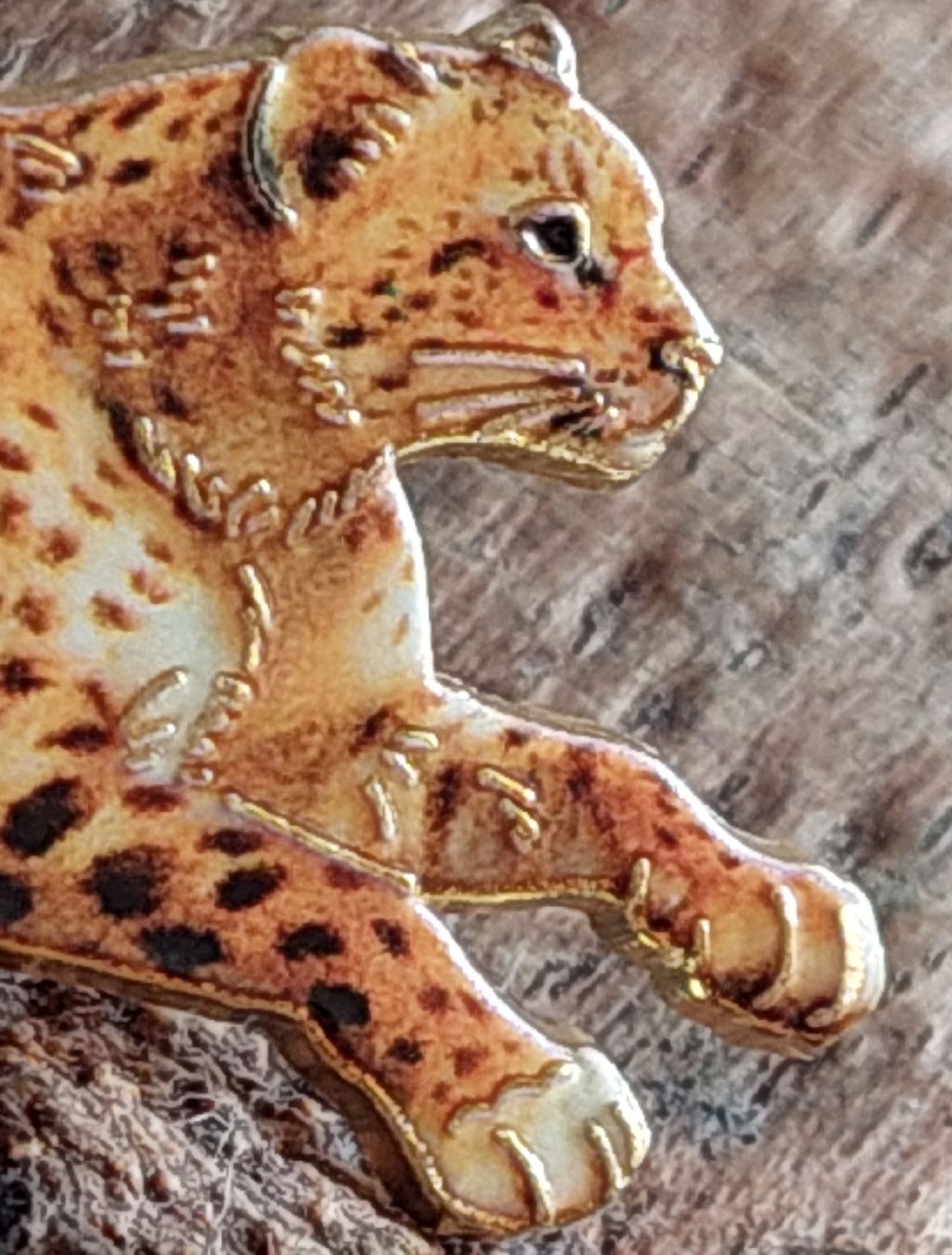 Broschen & Nadeln: Anstecker - Pin Leopard / Jaguar / Gepard / Panther – Neu (gemäss Beschreibung) aus Oberwil BL von Hunajakakku 2
