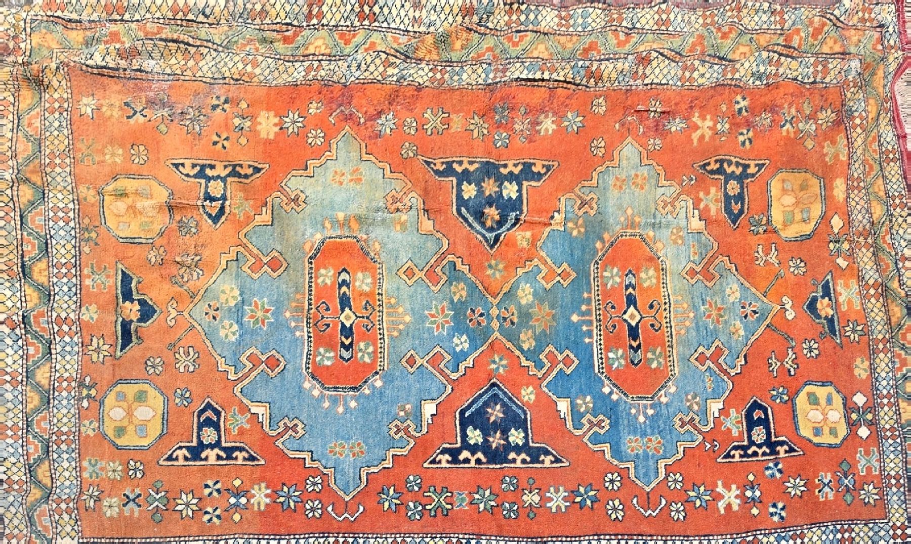 Tappeti: Orientteppich handgeknüpft rot blau  – Usato da Mettlen venduto da elios0888 1