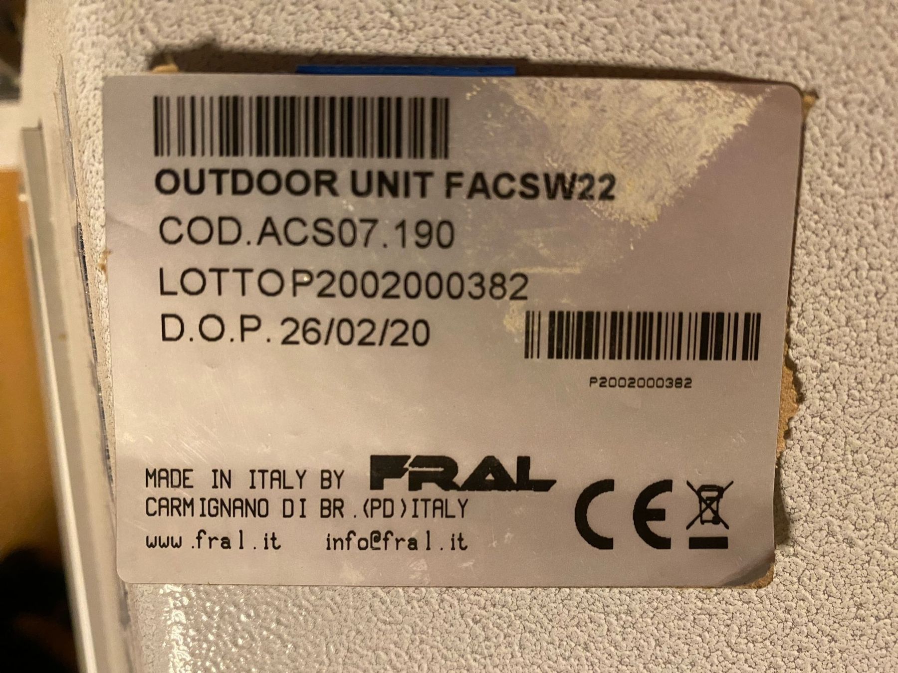 Condizionatori: FRAL 6.6 kw Splitt AC/Split‑Klimagerät FACSW22.1 – Nuovo (secondo la descrizione) da Frauenkappelen venduto da pizzza 3