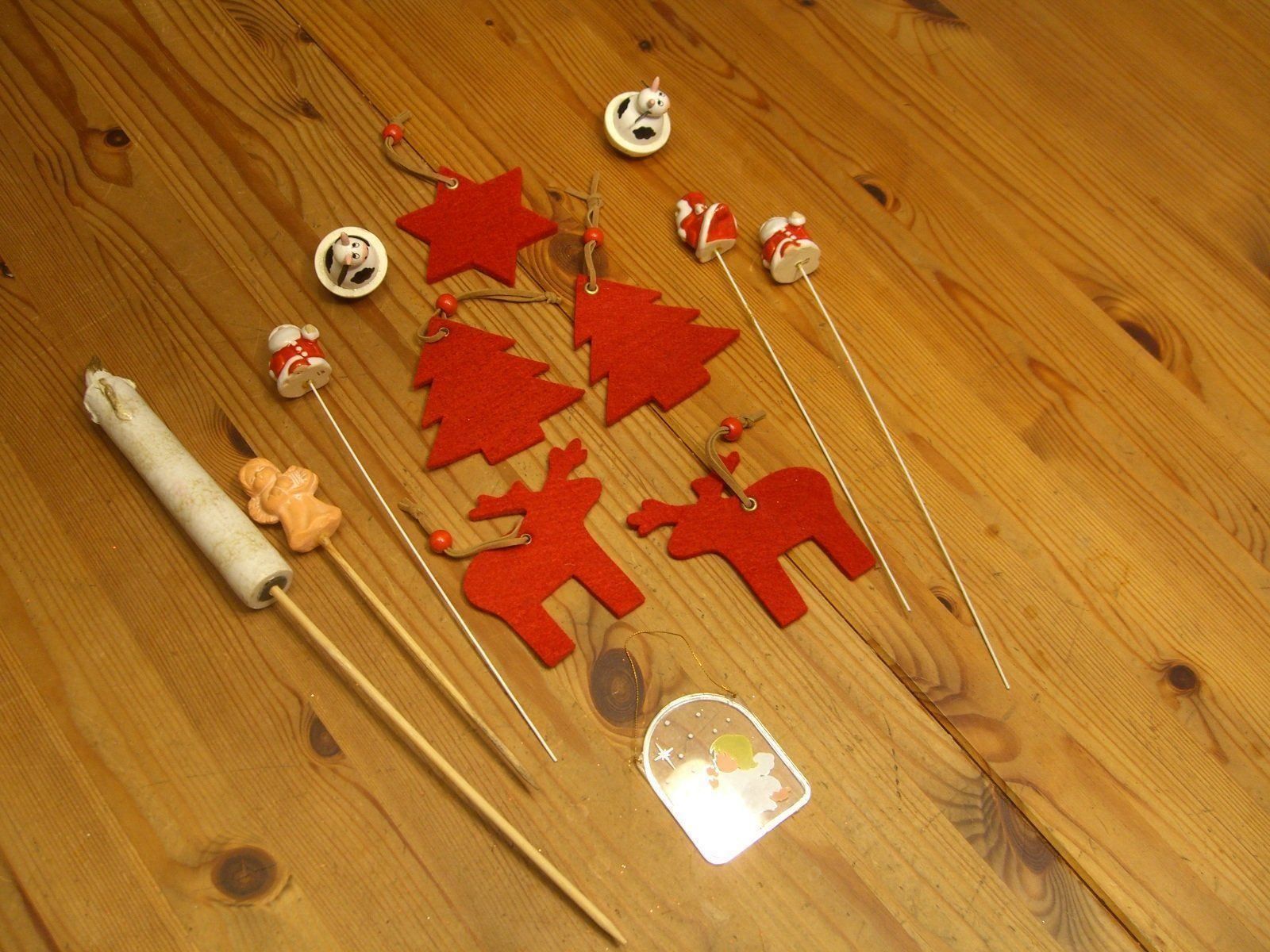 Tutte le decorazioni: Weihnachts-Deko-Set, 13 Teile, wie Bild – Nuovo (secondo la descrizione) da Winterthur venduto da Ghandi5