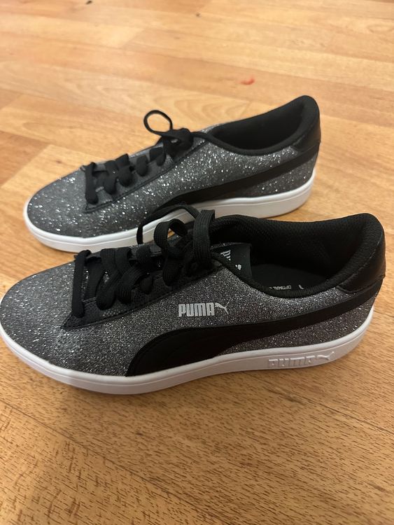 Puma schuhe schwarz glitzer on sale