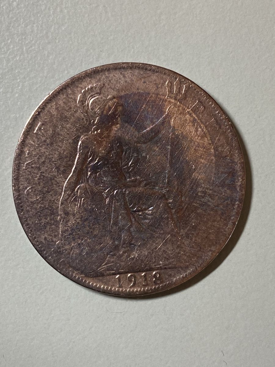 Tutti le monete: GB - 1 Penny - 1918 – Usato da Payerne venduto da Mike1682