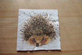 2 Servietten Igel 33x33 cm (je 4 Motive)