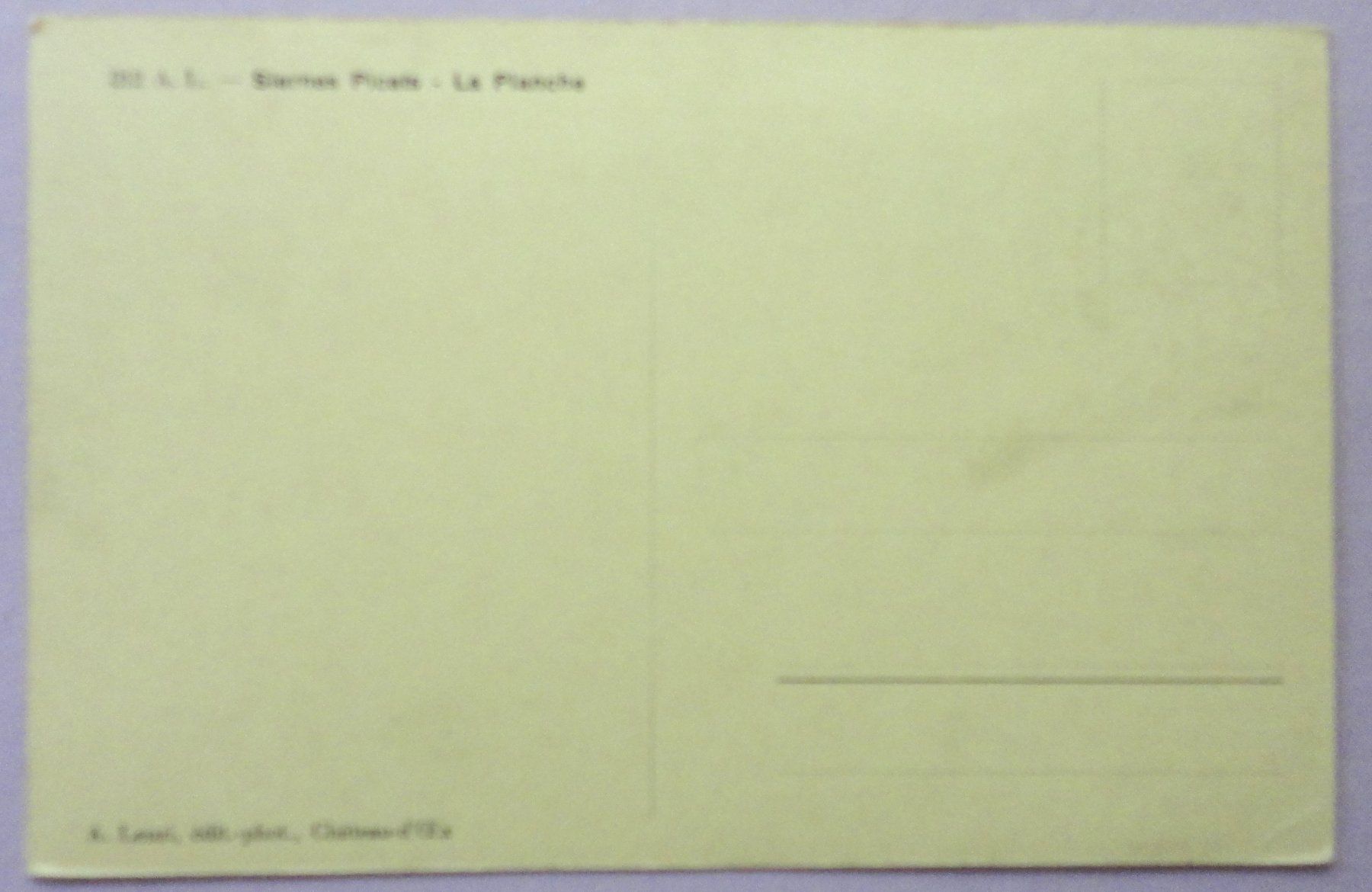 Cartoline postali: Siernes Picats - La Planche – Usato da Fétigny venduto da Billy2miny 1