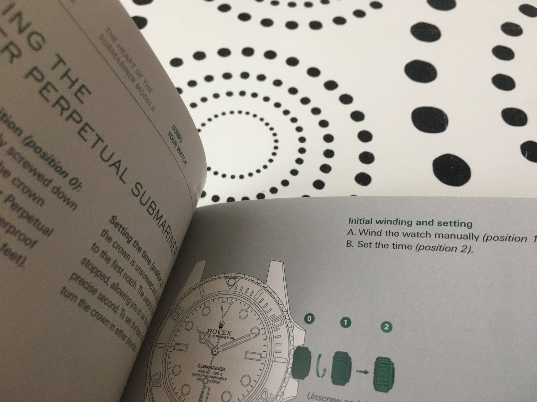 Rolex Documenti: ROLEX SUBMARINER OPERATING INSTRUCTIONS - ENG 2013 !!! – Usato da Epalinges venduto da dream-watch 5