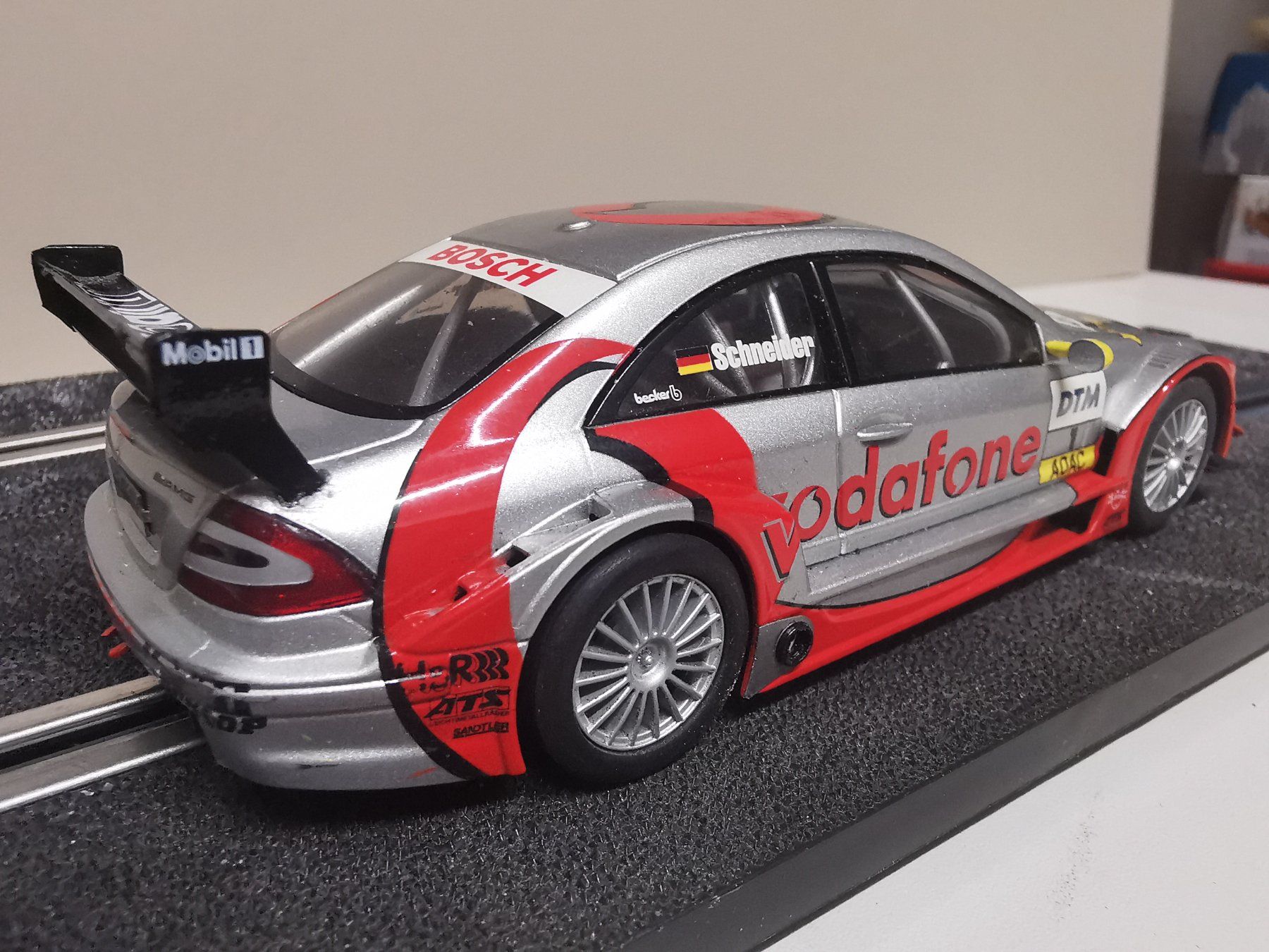 Piste: Scalextric Mercedes CLK   1/32 – Usato da Winterthur venduto da Lonpos1 3